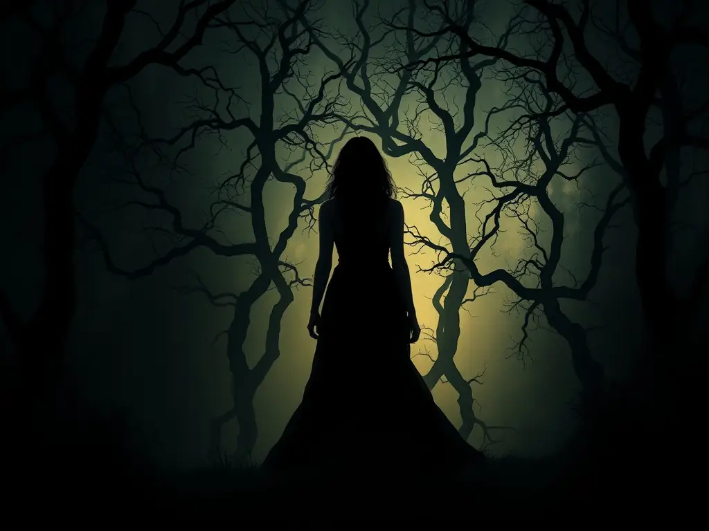 A book cover showing a serene yet melancholic scene, reflecting the themes of loss and resilience in the novel 'Echoes of Silence'. The image should evoke a sense of empathy and understanding.